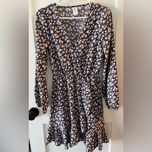 Long-sleeved, floral, Abound dress - XXS